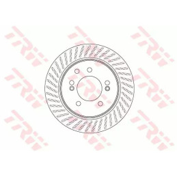 Stabdžių diskas  TRW DF6710