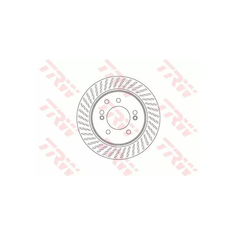 Stabdžių diskas  TRW DF6710