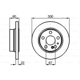 Stabdžių diskas  BOSCH 0 986 478 566
