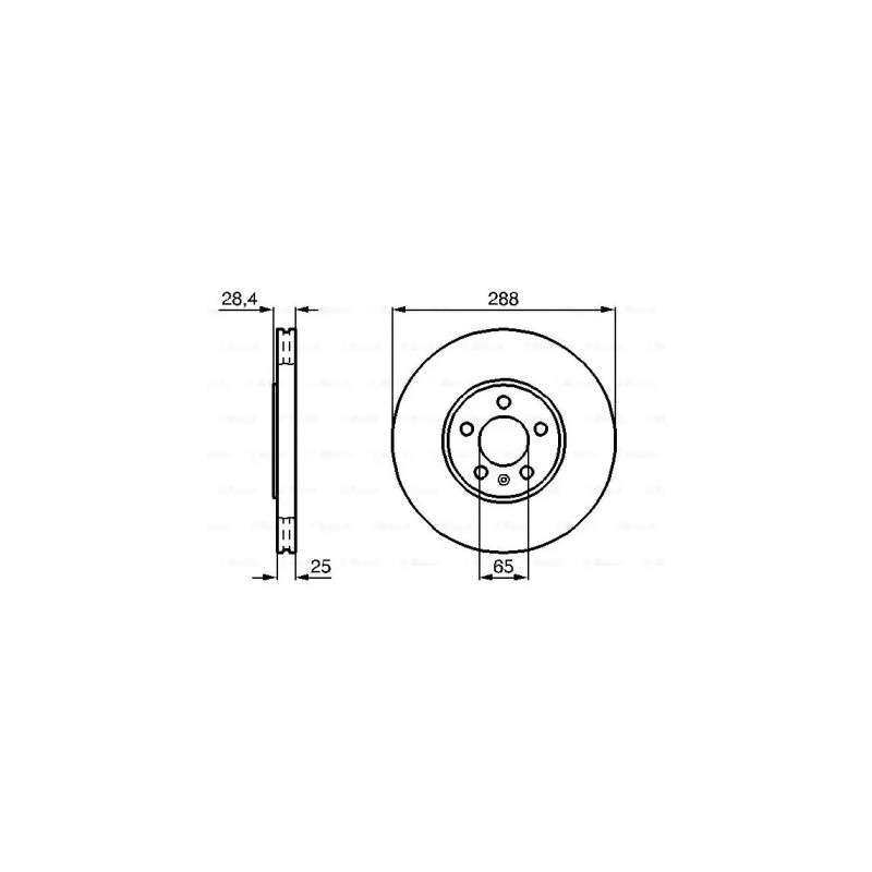 Stabdžių diskas  BOSCH 0 986 478 619