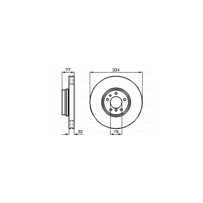 Stabdžių diskas  BOSCH 0 986 478 623