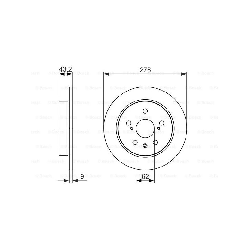 Stabdžių diskas  BOSCH 0 986 479 047
