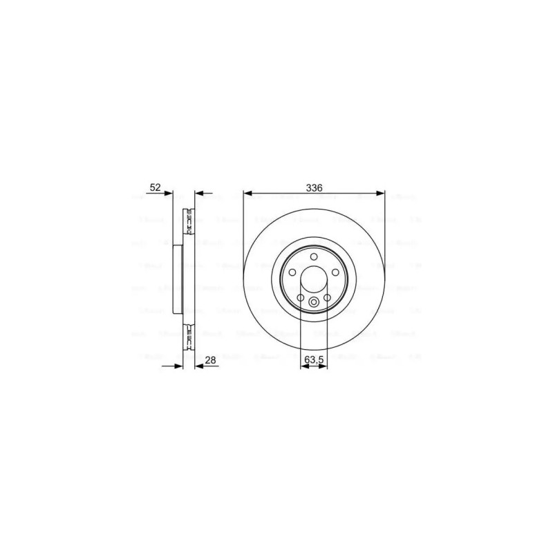 Stabdžių diskas  BOSCH 0 986 479 395