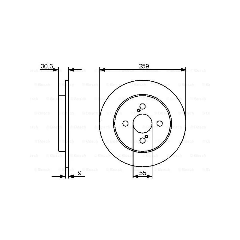 Stabdžių diskas  BOSCH 0 986 479 420