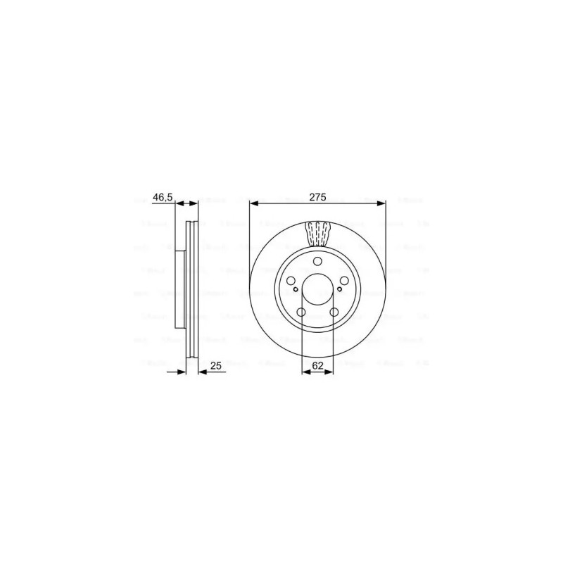 Stabdžių diskas  BOSCH 0 986 479 428