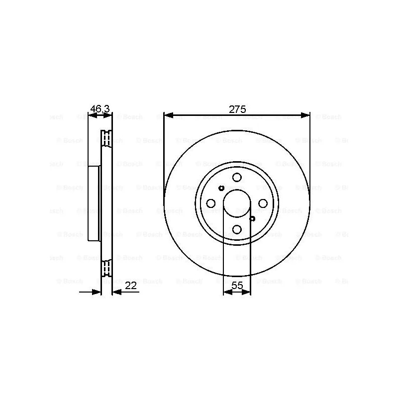 Stabdžių diskas  BOSCH 0 986 479 431