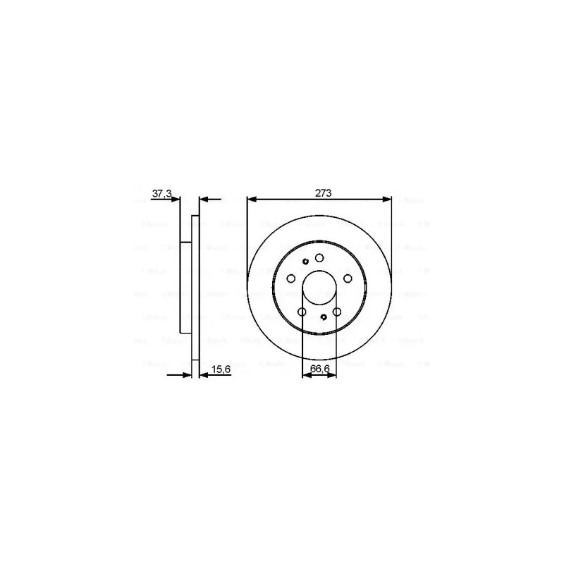 Stabdžių diskas  BOSCH 0 986 479 432