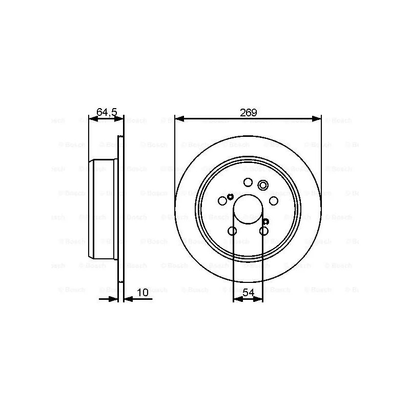 Stabdžių diskas  BOSCH 0 986 479 483