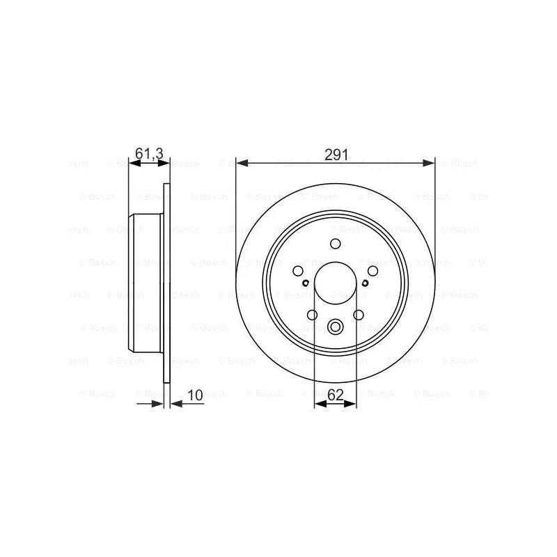 Stabdžių diskas  BOSCH 0 986 479 657