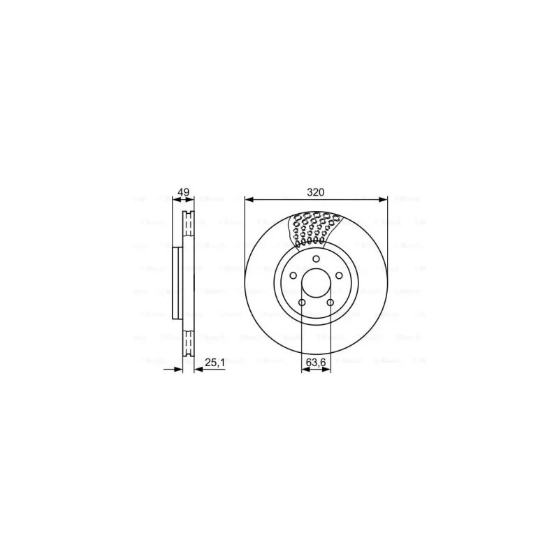 Stabdžių diskas  BOSCH 0 986 479 660