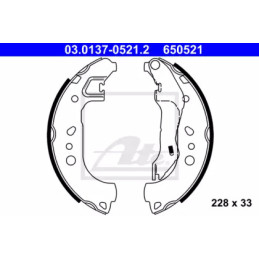 Stabdžių trinkelių komplektas  ATE 03.0137-0521.2