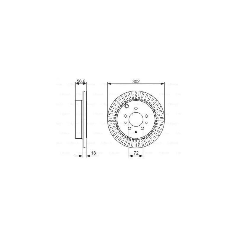 Stabdžių diskas  BOSCH 0 986 479 757