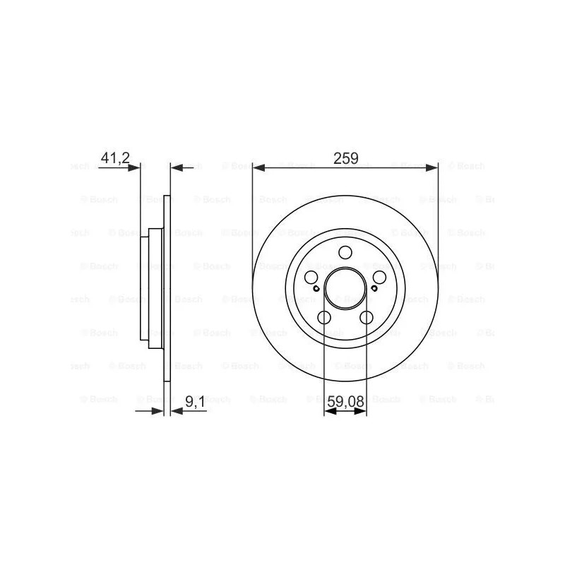 Stabdžių diskas  BOSCH 0 986 479 766