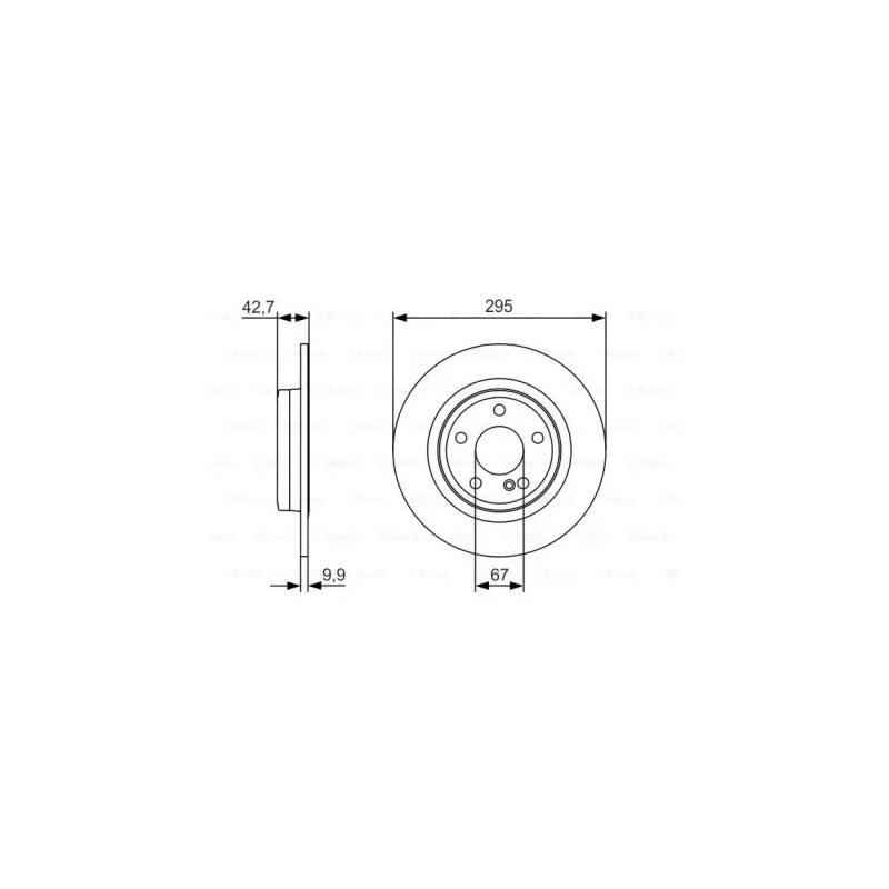 Stabdžių diskas  BOSCH 0 986 479 A04