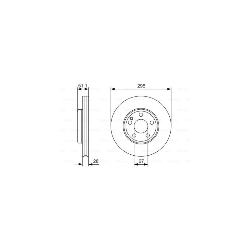 Stabdžių diskas  BOSCH 0 986 479 A01