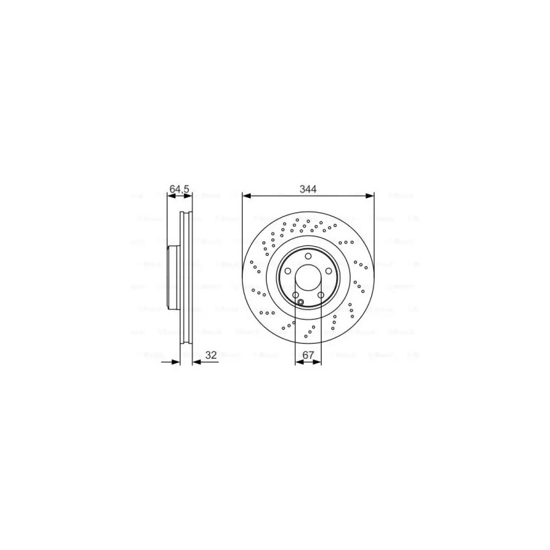 Stabdžių diskas  BOSCH 0 986 479 A17