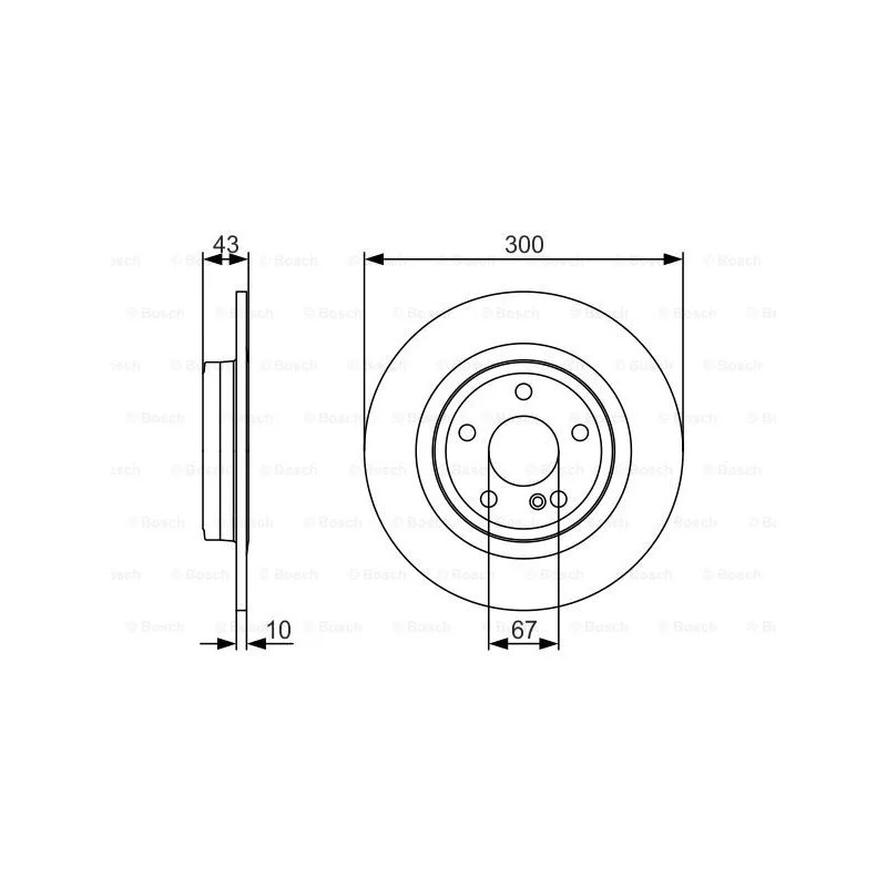 Stabdžių diskas  BOSCH 0 986 479 A38