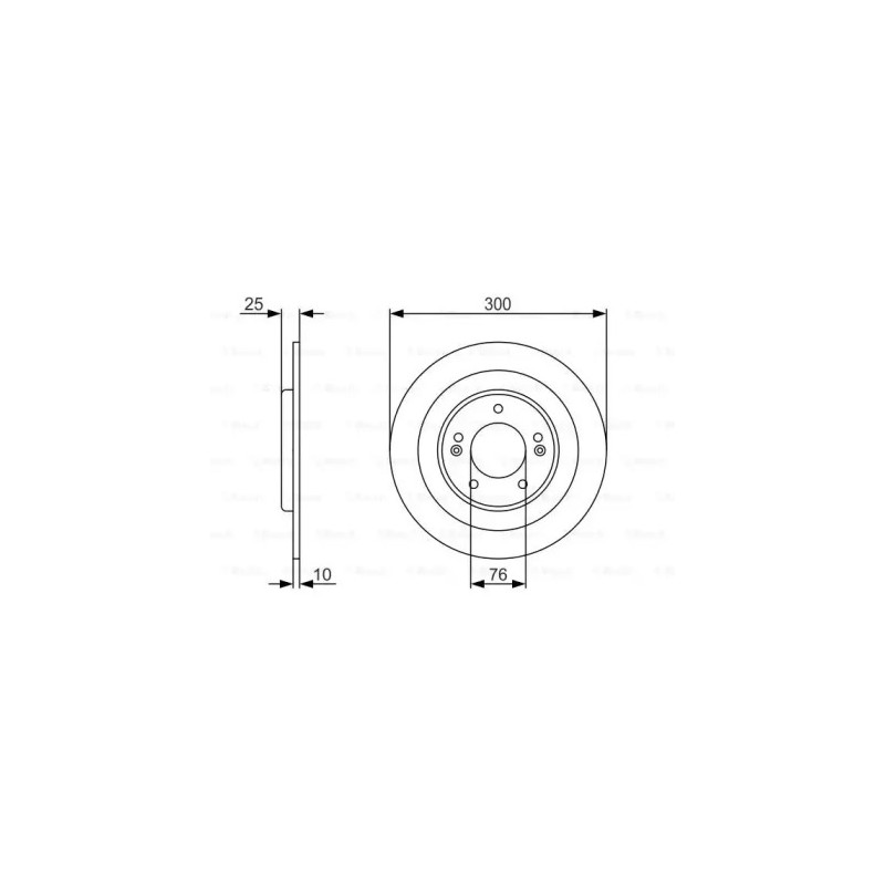 Stabdžių diskas  BOSCH 0 986 479 A46