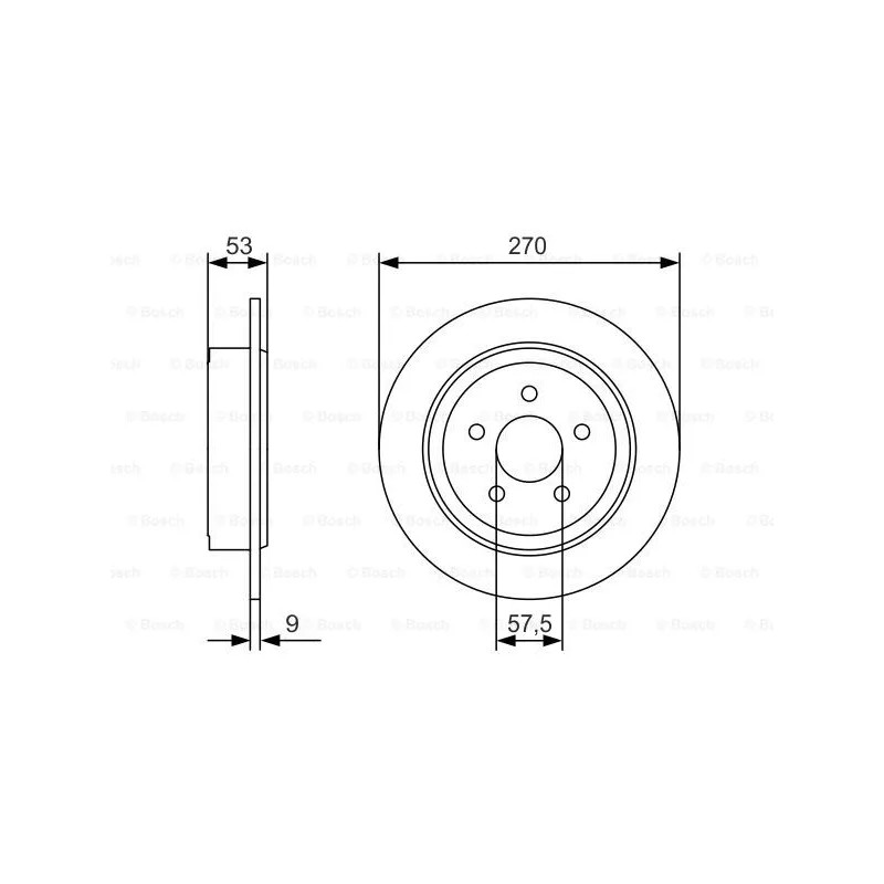 Stabdžių diskas  BOSCH 0 986 479 A79