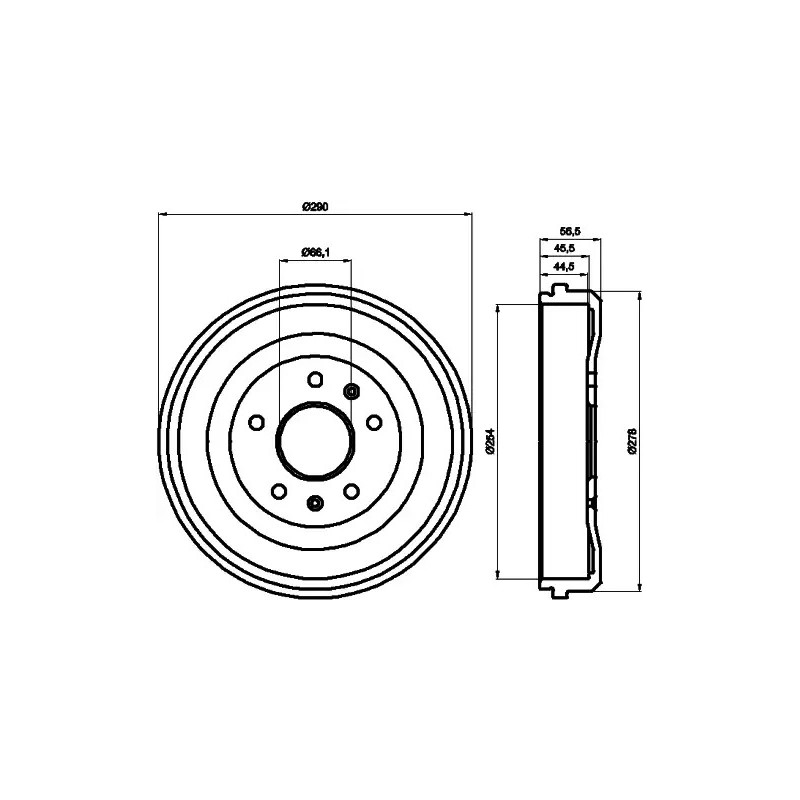 Stabdžių būgnas  TEXTAR 94030900