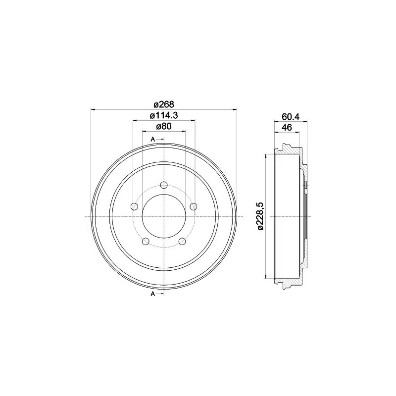 Stabdžių būgnas  TEXTAR 94036300