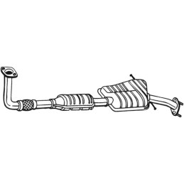 Katalizatoriaus keitiklis  BOSAL 090-436