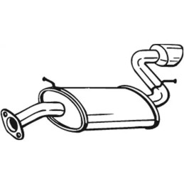 Galinis duslintuvas  BOSAL 128-005