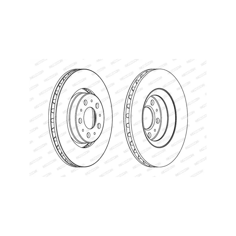 Stabdžių diskas  FERODO DDF1078C