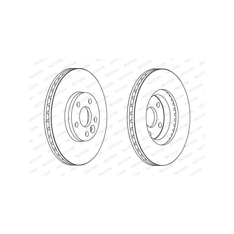 Stabdžių diskas  FERODO DDF1567C