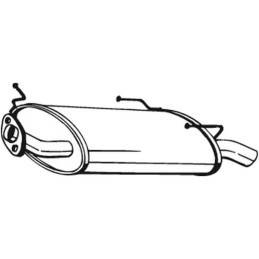 Galinis duslintuvas  BOSAL 145-521