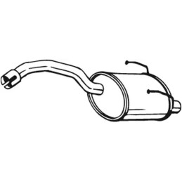 Galinis duslintuvas  BOSAL 148-193