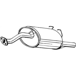 Galinis duslintuvas  BOSAL 163-729