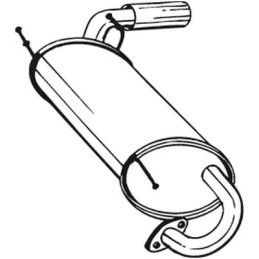 Galinis duslintuvas  BOSAL 171-003