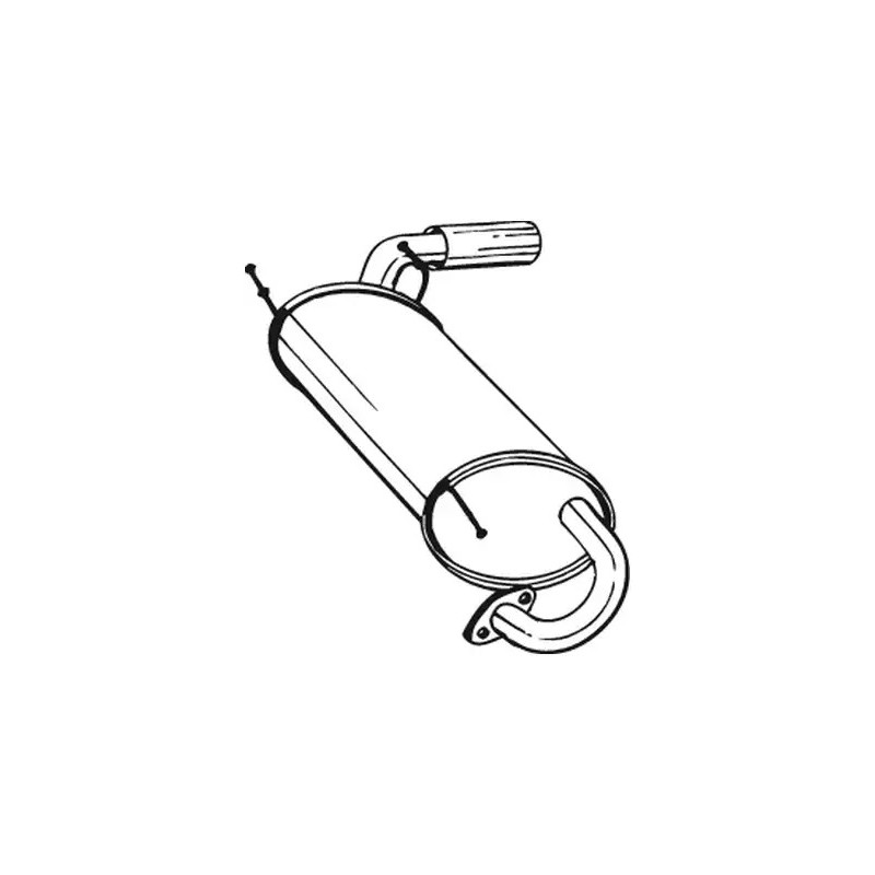 Galinis duslintuvas  BOSAL 171-003