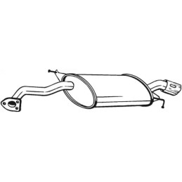 Galinis duslintuvas  BOSAL 177-003