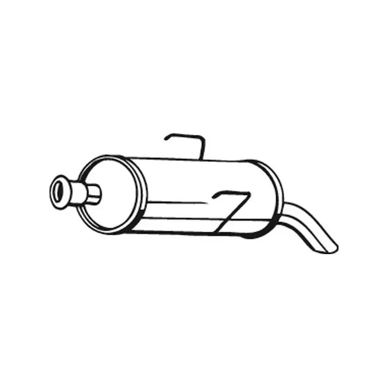 Galinis duslintuvas  BOSAL 190-005