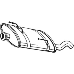 Galinis duslintuvas  BOSAL 190-873