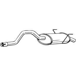 Galinis duslintuvas  BOSAL 200-161