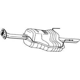 Galinis duslintuvas  BOSAL 185-459