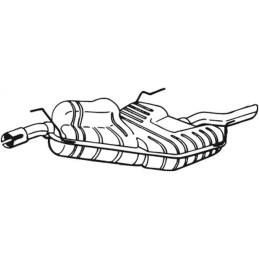 Galinis duslintuvas  BOSAL 215-219