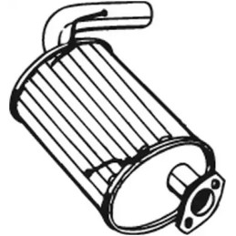 Galinis duslintuvas  BOSAL 219-165