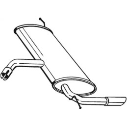 Galinis duslintuvas  BOSAL 227-043