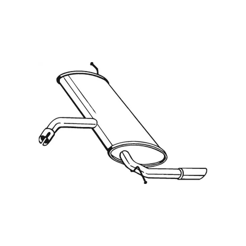 Galinis duslintuvas  BOSAL 227-043