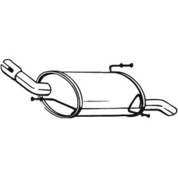 Galinis duslintuvas  BOSAL 185-619