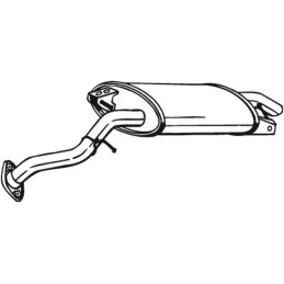 Galinis duslintuvas  BOSAL 228-081