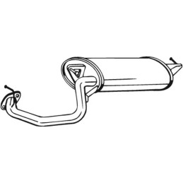 Galinis duslintuvas  BOSAL 228-151