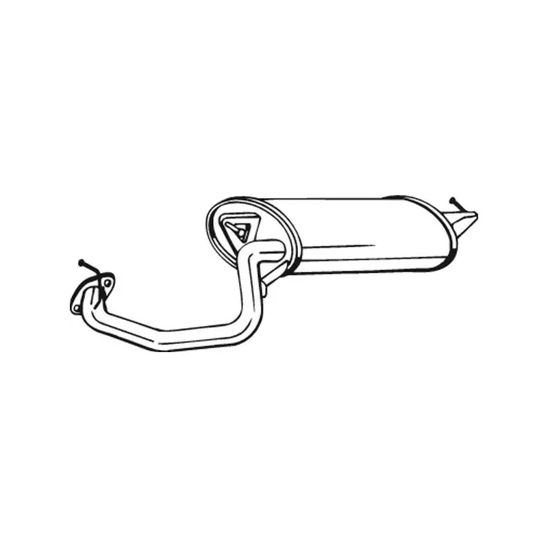 Galinis duslintuvas  BOSAL 228-151