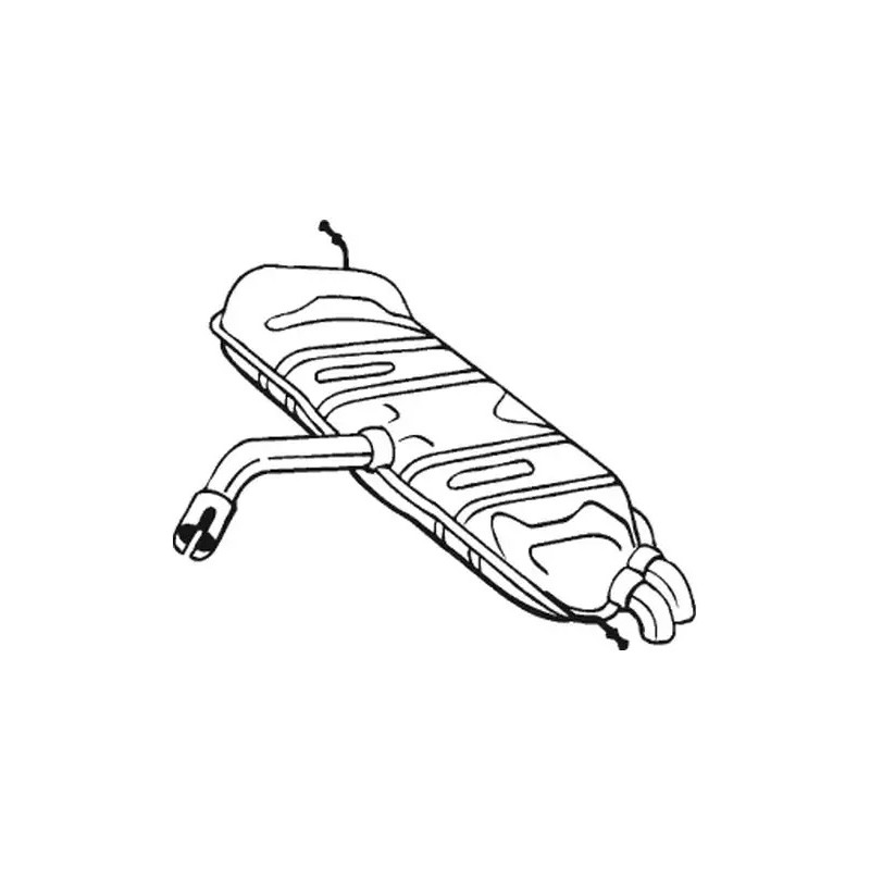 Galinis duslintuvas  BOSAL 233-135