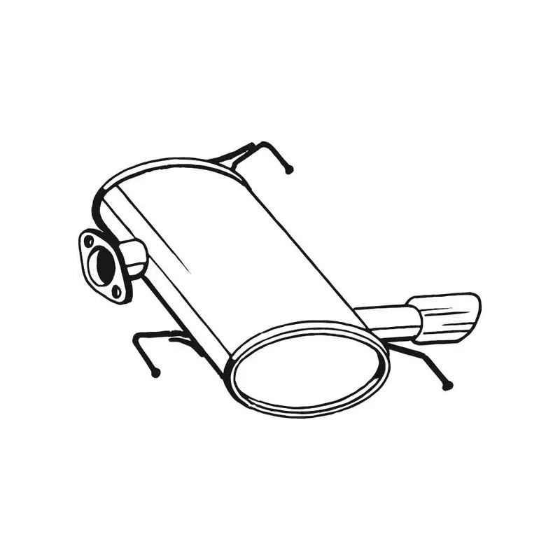 Galinis duslintuvas  BOSAL 247-009