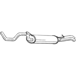 Galinis duslintuvas  BOSAL 281-227